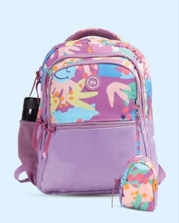 PB Pearlbags Polyester 16L Water Resistant Casual Backpack With Pencil Pouch For School For Boys and Girls
