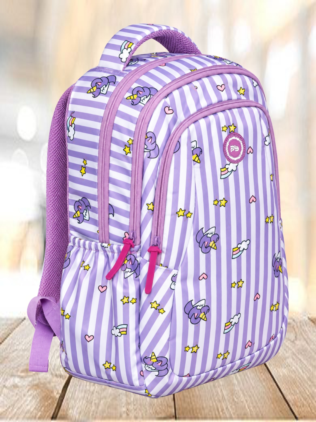 PB Pearlbags Polyester Water Resistant 23 L Casual Backpack For School,college & Office For Boys and Girls,Men & Women