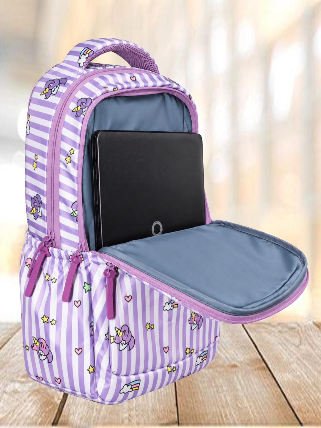 PB Pearlbags Polyester Water Resistant 23 L Casual Backpack For School,college & Office For Boys and Girls,Men & Women