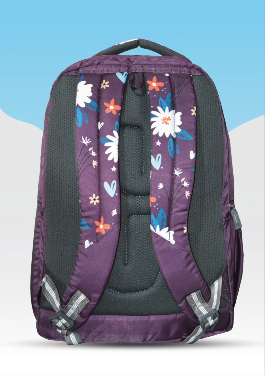 PB Pearlbags Polyester Water Resistant  Casual Backpack For School,college & Office For Boys and Girls,Men & Women