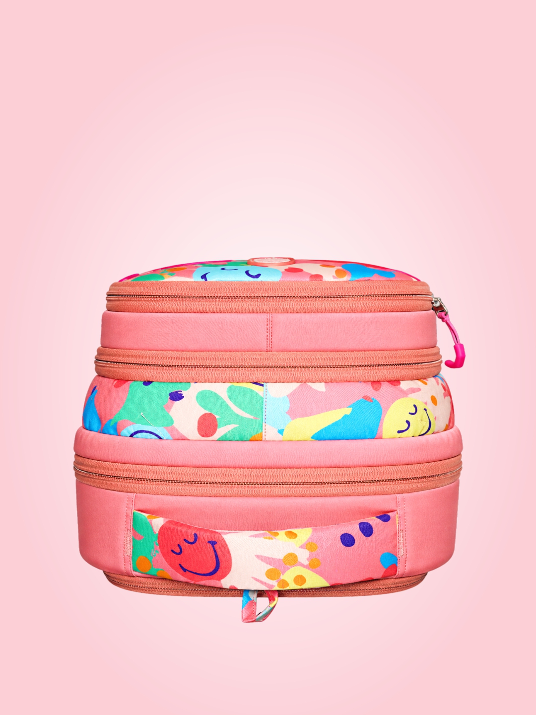 PB Pearlbags Polyester Water Resistant Printed Small Backpack With 3 Compartment For Kids upto 7 Years|10 Litres