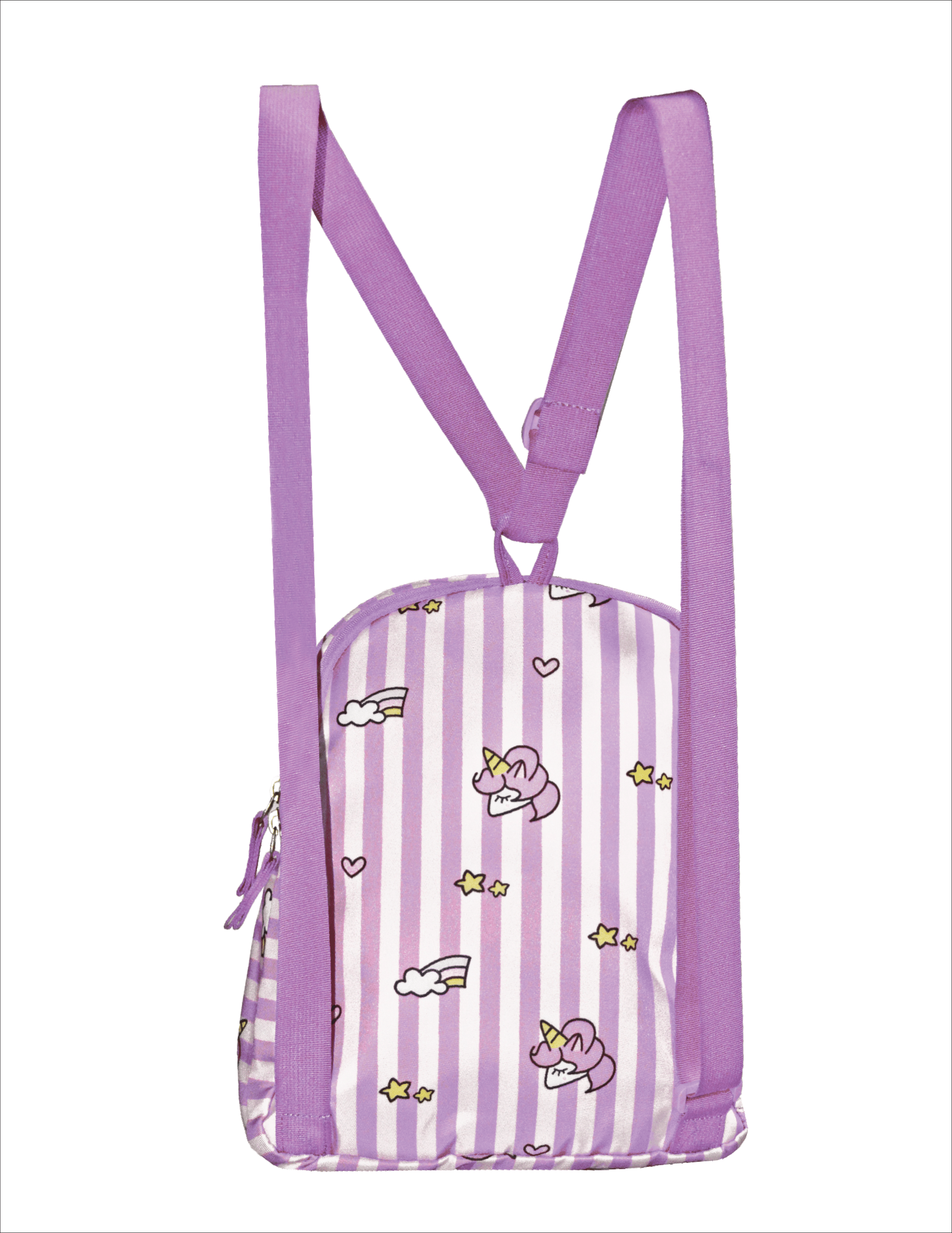 PB Pearlbags Polyester Water Resistant Printed Cute Mini Backpack For Outing With 2 Compartment For Kids Girls|6.5 Litres