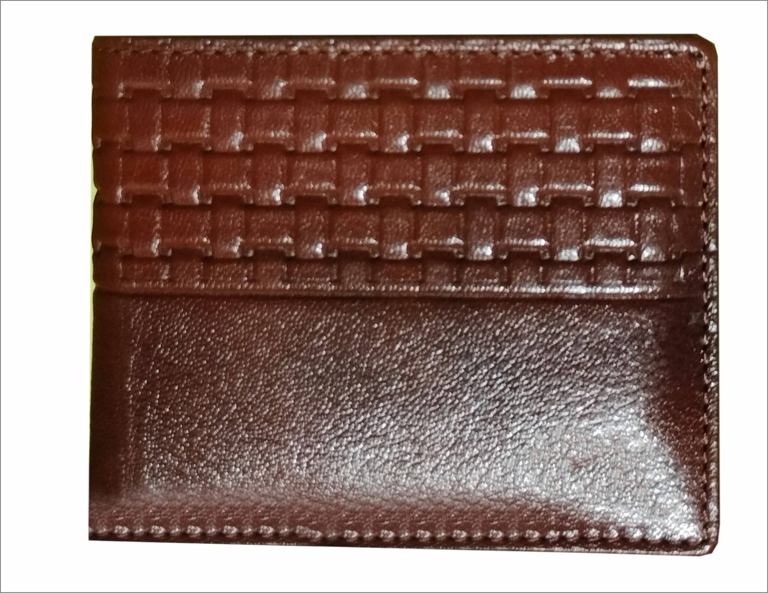 PB Pearlbags Genuine Leather Bi- Fold 3 Card Slots Wallet & Belt Combo for Men