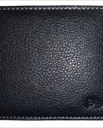 PB Pearlbags Genuine Leather Bi- Fold 4 Card Slots Wallet for Men|Color - Black