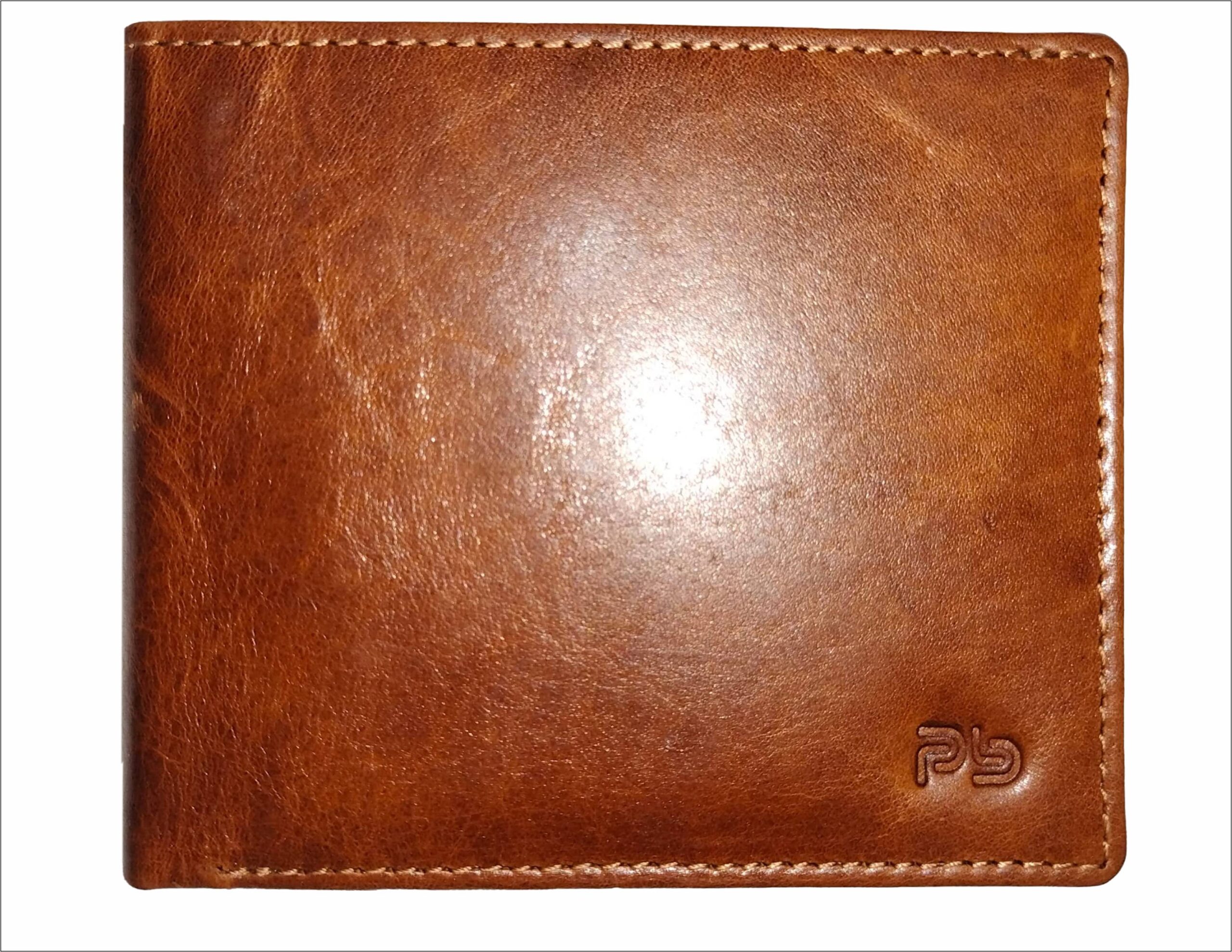 PB Pearlbags Genuine Leather Bi- Fold 11 Card Slots Wallet for Men|Color - Tan
