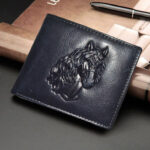 Navy horse wallet