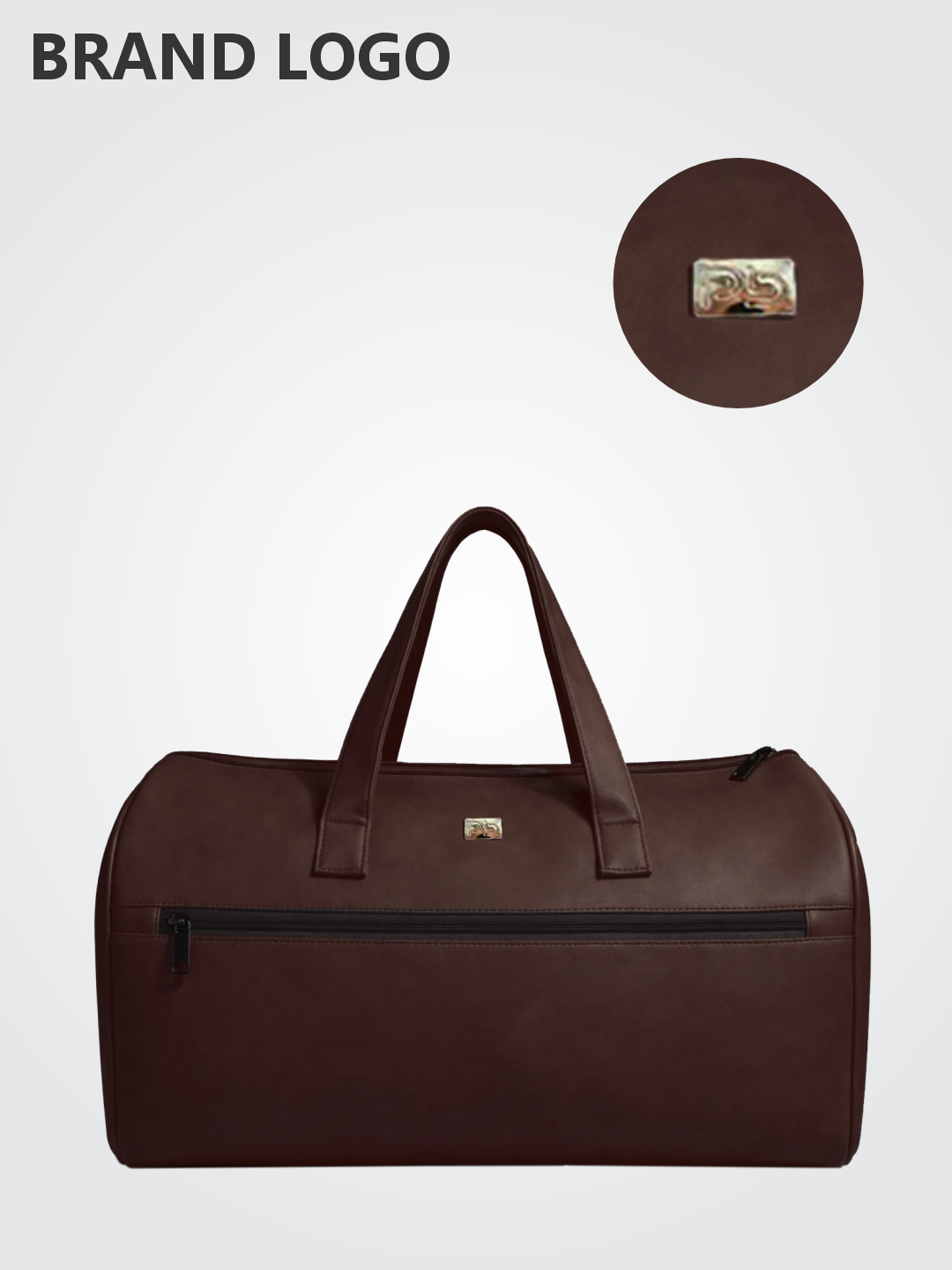 PB Pearlbags 36L Premium Foam Leather Duffle Bag for Travel, Gym & Weekend Trips | Large 45 cm Solid Duffel Bag with Shoulder Strap & Front Pocket