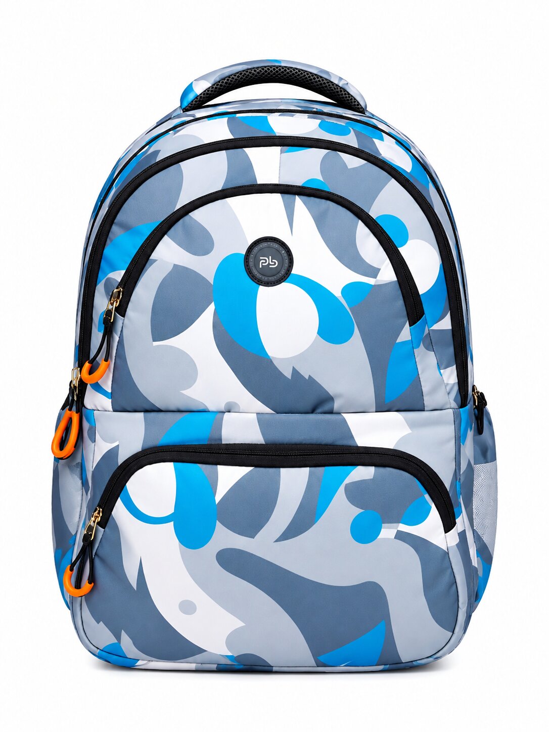 PB Pearlbags Premium Polyester 26L Water Resistant Casual Backpack With 2 Compartments, 2 Front Pocket, 1 Water Bottle Pocket For Men/Women/Girls/Boys Cms