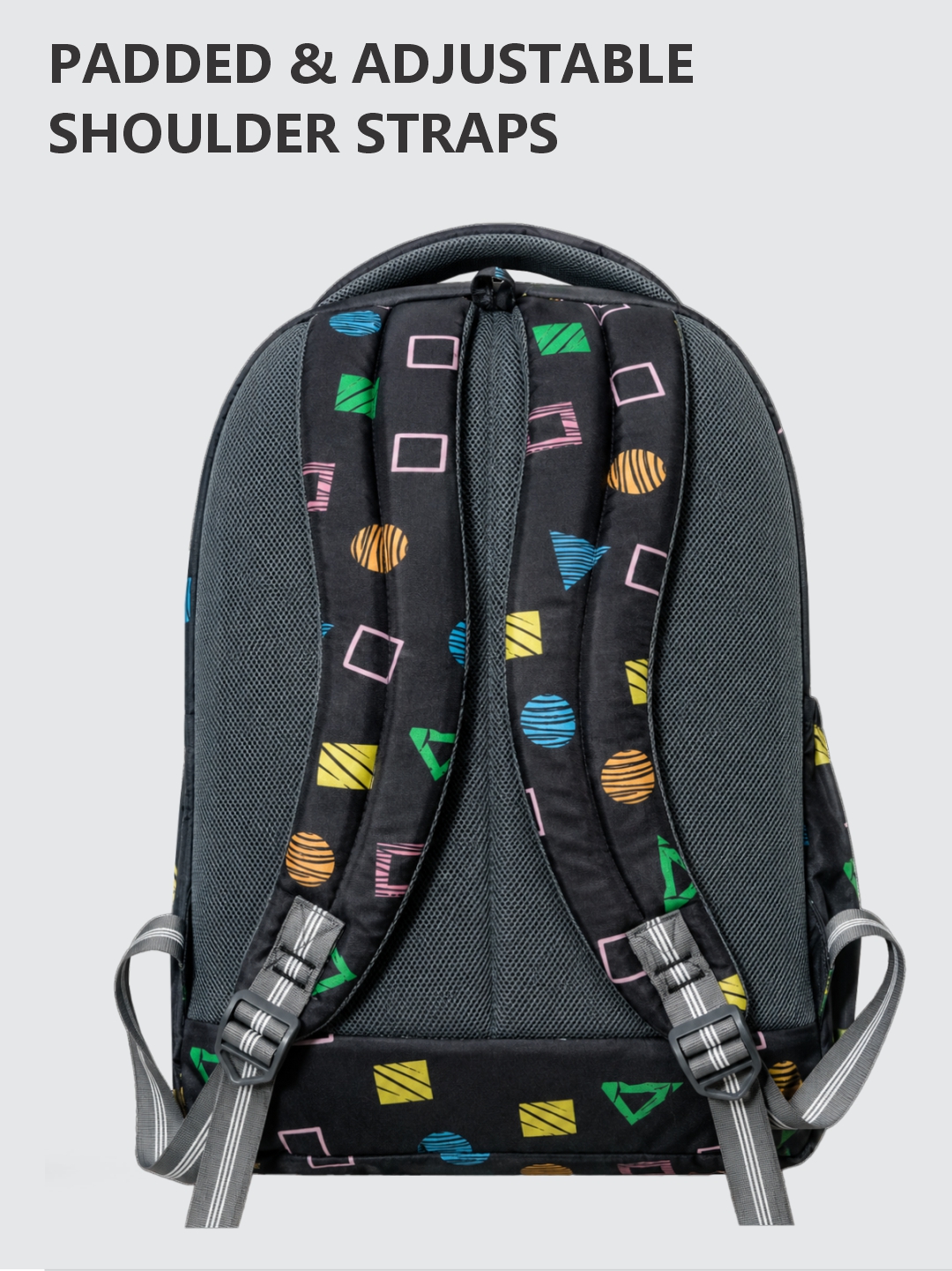 PB Pearlbags Water Resistant Polyester Backpack With 3 Compartment, 1 Front Pocket, 1 Water Bottle Pocket|Capacity 15 L