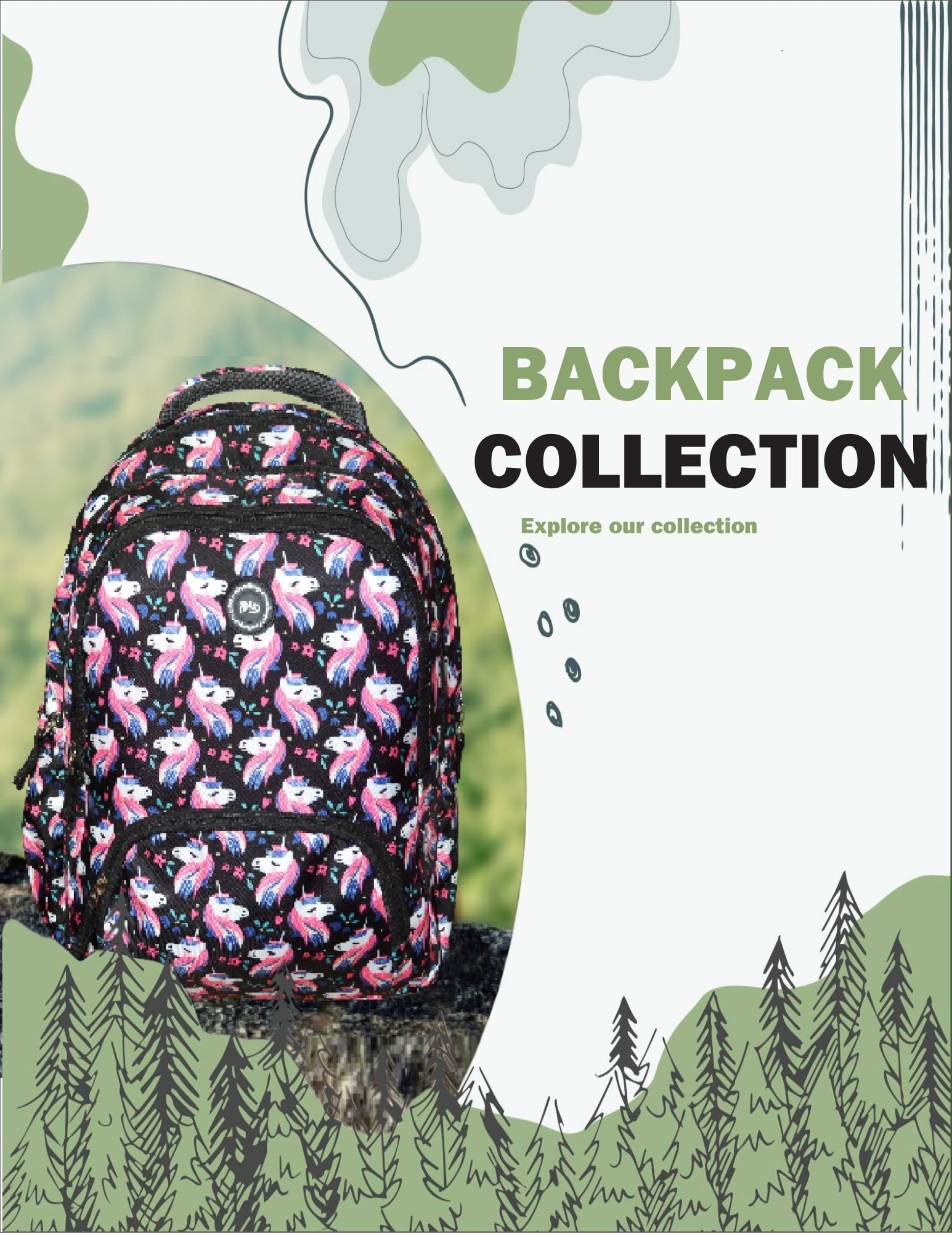 PB Pearlbags Water Resistant Polyester Backpack With 3 Compartment, 1 Front Pocket, 1 Water Bottle Pocket|Capacity 15 L