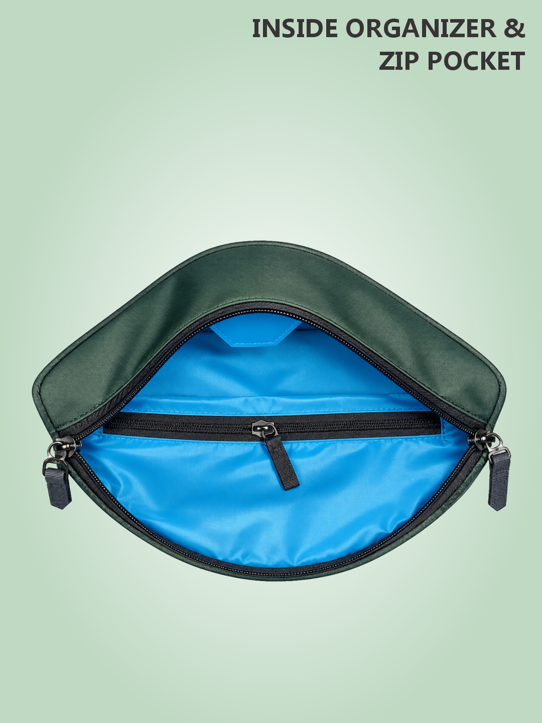 PB Pearlbags Premium Water-Resistant Expandable Sling Bag | 15L Crossbody Messenger Bag with Expandable Depth, 1 Main Compartment, Front & Back Zip Pockets | Adjustable Shoulder Strap | Solid Design | Unisex
