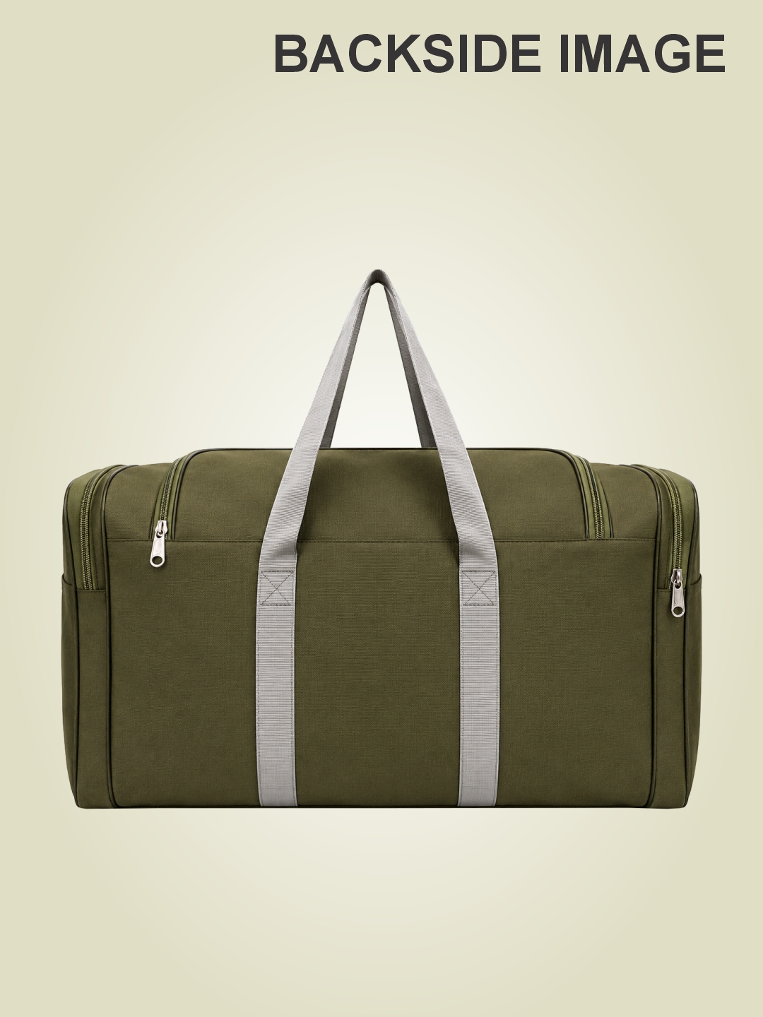 PB Pearlbags 20-Inch Olive Green Travel Duffle Bag ? 33L Water-Resistant Polyester Weekend Travel & Gym Bag