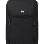 PB Pearlbags 22L Water-Resistant Urban Travel Laptop Backpack for Men & Women, 15.6-Inch Laptop Sleeve, USB Charging Port, 180° Flat-Opening Design, Black - Thumbnail Image 10