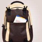 PB Pearlbags Faux Leather Laptop Backpack for Men & Women, 29.4L Water-Resistant Office & Travel Bag with Padded Laptop Sleeve, 2 Compartments & Multiple Pockets - Thumbnail Image 5