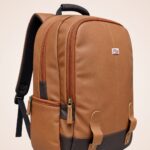 PB Pearlbags Faux Leather Laptop Backpack for Men & Women, Water-Resistant 14L Office and Travel Bag with Padded Laptop Sleeve, 2 Compartments & Bottle Pocket - Thumbnail Image 10
