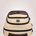 PB Pearlbags Faux Leather Laptop Backpack for Men & Women, 29.4L Water-Resistant Office & Travel Bag with Padded Laptop Sleeve, 2 Compartments & Multiple Pockets - Thumbnail Image 9